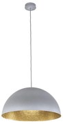 SFERA függeszték 1xE27/60W/230V, 35 cm átmérő, szürke/arany