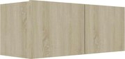 vidaXL sonoma tölgy szerelt fa TV-szekrény 80 x 30 x 30 cm