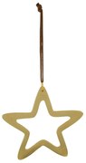 Star aranyszínű karácsonyi függő dekoráció - Ego Dekor