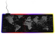 Yelandar RGB Világtérképes Gamer egérpad nagyméretű 80x30 cm AMO-10143
