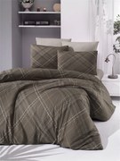 Parma Barna pamut ágyneműhuzat 200x140cm+90x70cm TiaHome