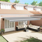 Napernyő Fehér 6 x 3 m Fém