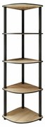 Corner Oak polc, 5 polca