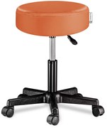 Casaria® Gurulós puff - narancssárga