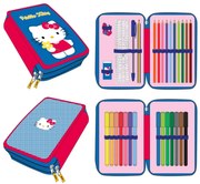 Hello Kitty Blue tolltartó töltött 2 emeletes