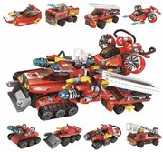 Qman Savior Fv 1410 építőkocka, 8 az 1-ben készlet