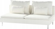 Dekoria Ikea Söderhamn 3 személyes modul tok, fehér
