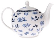 Floral porcelán teáskanna, 1 l