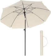 SOLARA napernyő, Ø160 cm, bézs SongmicsHome