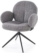 K568 forgatható étkezőszék szürke