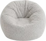 XL Teddy plüss babzsákfotel – szürke