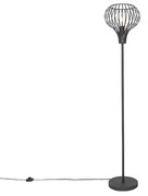 Modern állólámpa fekete - Saffira