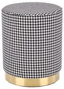 ARUNA puff pr. 36 cm fehér/fekete/arany