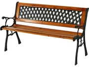 Paula kerti pad, 125 x 52 x magasság 73 cm, ciprusfa