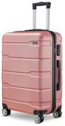 BeComfort L06-R-55, ABS, guruló, rosegold bőrönd 55 cm