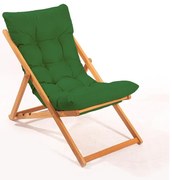 Kerti napozóágy zöld/cseresznye