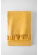Basics sárga pléd, 140 x 180 cm - Euromant
