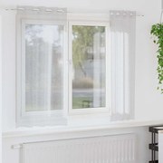 Függönyök függönyökkel 2 pcs Világosszürke 140x175cm Poliészter