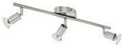 Eglo BUZZ-LED 92597 spotlámpa, 3x3W GU10 LED, 3000K, 3x240 lm