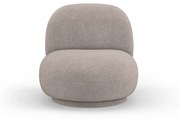 Bézs buklé fotel Chuck – Micadoni Home