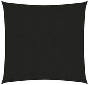 fekete HDPE napvitorla 160 g/m² 3,6 x 3,6 m