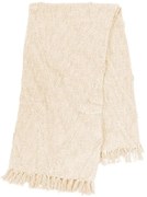 Krémszínű pamut ágytakaró franciaágyra 250x260 cm Sahara - Tiseco Home Studio