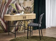 B-51 Íróasztal Natúr-Fekete