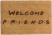 Lábtörlő Ajtó Alá 60 x 90cm "friends" Kókusz