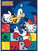 Sonic a sündisznó Blue Blur polár takaró 100x140cm