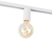 E27 foglalat sín felfüggesztéssel 1 fázisú sínhez fehér - Jeana