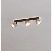 Eglo 43658 - Fali lámpa ROSLEY 3xE14/40W/230V fekete/bézs