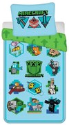 Minecraft Icons ágyneműhuzat 140×200cm, 70×90 cm