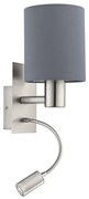 Eglo Pasteri 96479 falilámpa, 1x40W E27+3,5W LED, 3000K, 380 lm