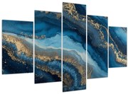 Kép - Kék márvány absztrakció (150x105 cm)