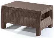 Keter Corfu II kerti asztal, barna