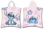Világos rózsaszín pamut gyerek fürdőponcsó Lilo and Stitch – Jerry Fabrics