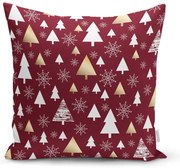 Karácsonyi mintás textil párnahuzat 43x43 cm – Mila Home