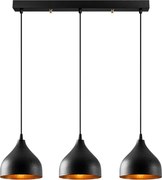 Tattoo függőlámpa, fekete-arany