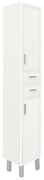 Nerva 35 magas szekrény 2 ajtóval 2 fiókkal fehér