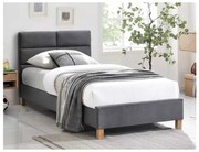 Sierra Velvet ágy 90 x 200 cm, szürke