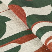 Párnahuzat 60x60 zöld-piros