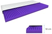 Hab matrac DELUXE 160 x 200 cm Matracvédő: Matracvédő nélkül