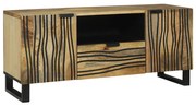 TV Szekrény - 105 x 33,5 x 46 cm, Tömör Mangófából
