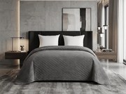 Bársony ágytakaró ASTRALIA, szürke Méret: 200 x 220 cm