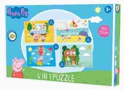 Peppa malac Summer puzzle 4 az 1-ben