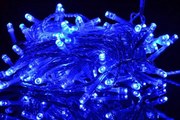 NEXOS Fényfüzér 100 LED Kék 9 m
