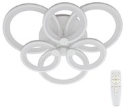 LED Felületre szerelhető csillár SIENA LED/72W/230V fehér + távirányítás