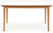 Barret étkezőasztal, fehér / lefkas tölgy