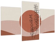 Kép - Boho levelek N⁰1 (90x60 cm)