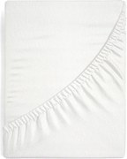 Frotte lepedő krémszínű 140x200 x 20cm kötött pamut, gumis vastag